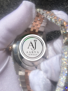 Reloj Mecánico Automático Aarva Iced Out para Hombre con Diamantes Moissanite VVS, Joyería Hip Hop - Product Image 5