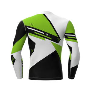 Nueva llegada, camiseta de protección contra erupciones de poliéster/spandex con impresión por transferencia térmica - Product Image 3