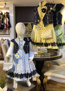 Đầm Em Bé Mới Nhất Với Ví Ưa Thích Chuỗi Áo Koti Cotton Frock Với Purse - Product Image 2