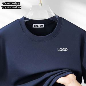 เสื้อยืดผู้ชายลำลองทรงปกติ ผ้าฝ้ายถัก 100% ลายตัวอักษร  แบบเรียบ หนานุ่ม แขนสั้น สไตล์สตรีทแวร์ - Product Image 1