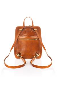 <b>Large</b> <b>Capacity</b> Waterproof Leather <b>Backpack</b> Vintage Anti-Theft Laptop Bag for Business Trip Rucksack LBP-0383 - Product Image 3