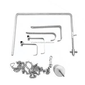 Rétracteur de hanches A-1 VERITAS Charnley de haute qualité, complet avec 4 lames, poids et chaîne, instrument |   Clip hémostatique, instrument médical - Product Image 5