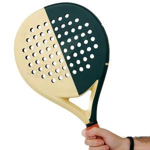 Raquettes de padel haut de gamme Surface en fibre de carbone haute résistance Cadre léger Poignée antidérapante confortable Ajustement universel Équilibré - Product Image 6