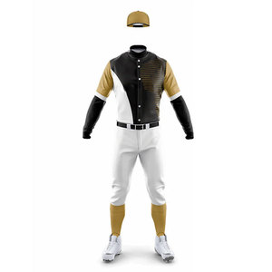 Customized Logo Anti-Bacterial Uniform Baseball Summer Breathable Sports Suit Practice Wear <b>Two</b> <b>Piece</b> Printed Uniform Adults - Product Image 2