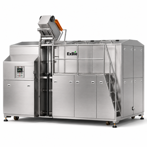 ExBio Stainless Steel Food <b>Waste</b> Disposer Industrial Kitchen Processor PLC Control High Volume Treatment Machine - Product Image 6