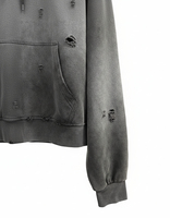 Sweat à capuche zippé pour homme de haute qualité 500 GSM en molleton coupe classique 100 % coton anti-plis respirant brodé sur toute la surface