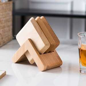 Excellent Quality Luxury Wood <b>Drink</b> <b>Coaster</b> <b>for</b> Kitchen Dining Table Office Use Available at Best Price from India - Product Image 3
