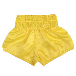 Newest <b>100</b>% Cotton Satin Stretch Muay Thai MMA Boxing Training Shorts with Custom Colors - Product Image 3