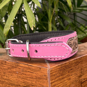 Nouveau collier de chien rembourré en cuir souple et confortable réglable de haute qualité en cuir de vache véritable collier pour animaux de compagnie pour petits chiens - Product Image 3