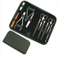 Kit de manucure professionnel, outils de soin des ongles, pédicure, trousse de voyage, parfait pour les salons, utilisation à domicile, ensemble de manucure et de pédicure