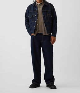 Best Selling <b>Men</b> <b>Canvas</b> Winter Denim <b>Jackets</b> with Front Logo Customized Breathable Eco-Friendly Quick Dry New Arrival - Product Image 1
