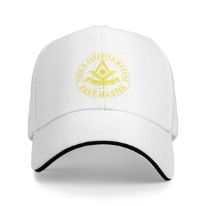 Gorra de Béisbol Past Master Blue Lodge, Gorra de Algodón Ajustable de los Francmasones Libres y Aceptados, Múltiples Colores, OEM - Product Image 2