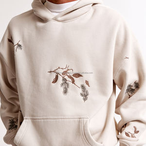 Meilleurs sweats à capuche pour hommes personnalisables avec votre propre logo en coton polyester brodé pour l'impression numérique en hiver - Product Image 5