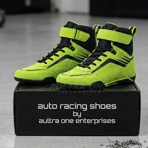 Chaussures de course automobile haute performance pour usage sportif, structure légère ignifuge, semelle souple, contrôle optimal - Product Image 5