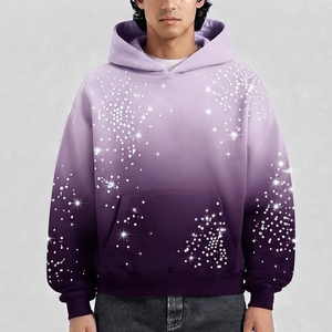 Hot Selling Product Top Trending Men <b>Rhinestone</b> <b>Hoodies</b> Wholesale Rate Men <b>Rhinestone</b> <b>Hoodies</b> With Custom Logo And Design - Product Image 1