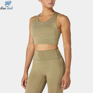 Women Fitness Yoga Set Activewear Sports <b>Bra</b> and High Waist Leggings Gym Clothing Custom Logo & Design OEM Service - Product Image 3