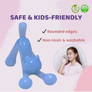 Mordedor de Silicona de Grado Alimenticio Sin BPA de Medilab India, Juguete Sensorial con Forma de Gato, Juguete de Masaje Oral Suave para Bebés y Niños Pequeños - Product Image 5