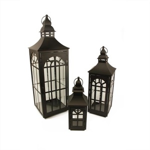Lanterne à bougie en métal, support de lampe suspendu rustique pour la maison, le jardin, la terrasse, les mariages, les fêtes, la décoration de centre de table - Product Image 5