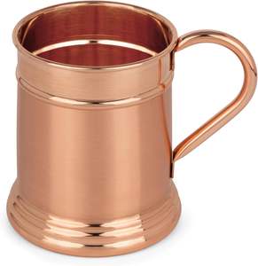 Taza de Cobre Moscow Mule Grande Personalizada de 18 oz, Hecha a Mano, Ecológica, Reutilizable, Mantiene las Bebidas Frías, Jarra de Cerveza - Product Image 3
