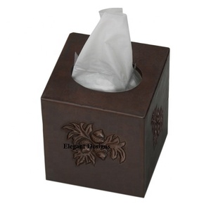 Haute qualité Vintage boîte à mouchoirs forme carrée à la main décoratif fantaisie porte-serviettes dernier élégant luxe boîte à mouchoirs Code - Product Image 2