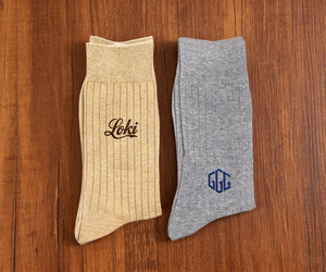 Women Eco-Friendly Anti-Slip Yoga Daily Use Crew <b>Socks</b> Ribbed Knit Letter Embroidery Striped Mid Calf Breathable <b>Soft</b> Casual - Product Image 6