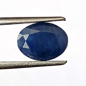 Saphir bleu naturel de Birmanie de 3,15 carats, taille ovale facettée, non chauffé, pierre précieuse en vrac, saphirs internationaux pour la fabrication de bijoux - Product Image 1