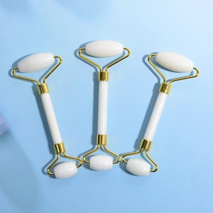 Herramientas <span class=keywords><strong>de</strong></span> Cuidado Facial 2026: <span class=keywords><strong>Rodillo</strong></span> Facial <span class=keywords><strong>de</strong></span> Jade Blanco con Marco Dorado, <span class=keywords><strong>Rodillo</strong></span> Facial Volcánico Vibrante para 6 <span class=keywords><strong>Beneficios</strong></span> para la Piel - Product Image 5