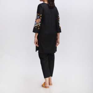 Embroidered Cambric PS3391 Shirt 1PC <b>Club</b> <b>Dress</b> with Intricate Embroidery - Product Image 1