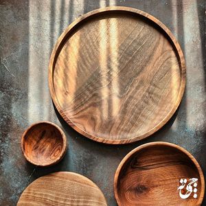 BOOST assiette à salade en bois plateau de service boîte de pin thème amour bateau ovale bonbons biscuits nourriture fruits décoration de la maison cadeau - Product Image 2