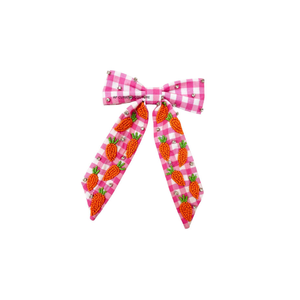 Accesorio Festivo de Moda para Pascua: Lazo para el Cabello de Cocodrilo Bordado a Mano en Algodón con Diseño de Fichas de Mahjong, ¡Venta Caliente! - Product Image 2