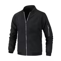 Blouson Bomber Décontracté Long en Toile Écologique pour Homme, Automne 2026, Imperméable et Respirant, Extérieur Polyester/Coton - Product Image 4