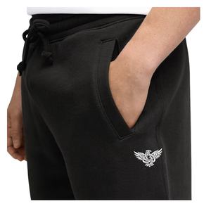 <b>Mens</b> Cotton Blend Fleece Knee <b>Shorts</b> Front Mid Elastic Drawstring Casual Gym Training <b>Lounge</b> Summer Breathable Comfort Fit - Product Image 3