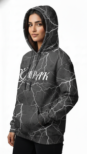 เสื้อฮู้ดดี้โอเวอร์ไซส์สไตล์ลำลองทันสมัยสำหรับทุกเพศ พร้อมลายพิมพ์แบบ Sublimation ทั่วตัว สำหรับแบรนด์เสื้อผ้าสตรีทแวร์ - Product Image 4