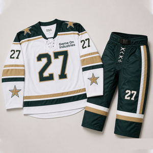 With Private Lable Custom Made Team Wear Quick Dry Sublimated Sportswear Manufacturer Personalized Ice Hockey Jersey and Pant - Product Image 1