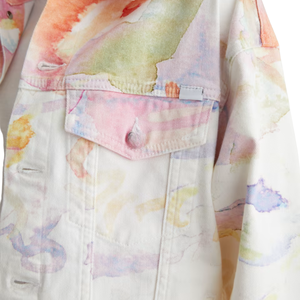 เสื้อแจ็คเก็ตยีนส์ทรงทรัคเกอร์แบบลำลองสำหรับผู้หญิง สไตล์หรูหรา ผ่านการซักแล้ว เหมาะสำหรับฤดูร้อน ฤดูใบไม้ร่วง และฤดูหนาว - Product Image 6