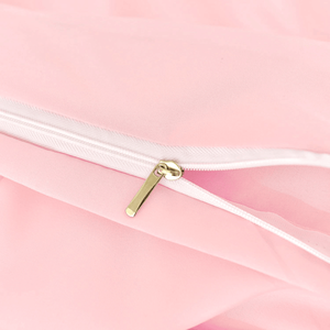 "Extra Large Pink Duvet <b>Cover</b> Set Breathable Fade-Resistant Luxuriously Soft Light Weight for <b>Bed</b>" - Product Image 5