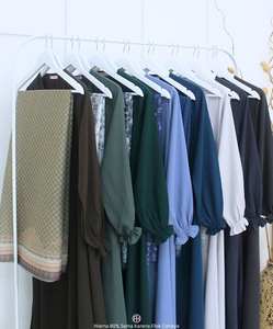 Robe Abaya Modeste en Gros pour Usage Quotidien en Tissu Respirant Polyester - Product Image 1