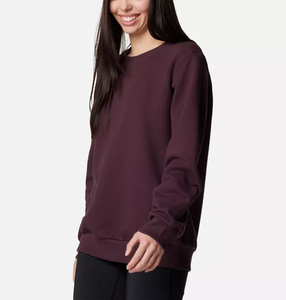 Latest Winter Women's Sweatshirt Custom Logo Crew Neck Brown Laundered Classic Seam Detail <b>Workout</b> <b>Hoodies</b> Printed Techniques - Product Image 4