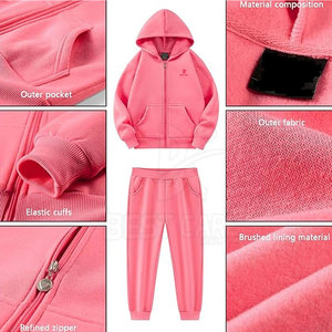 Chándales con Cremallera de Alta Calidad, Logotipo Personalizado, Último Estilo, Diseño Personalizado, Chándal Infantil con Cremallera - Product Image 6