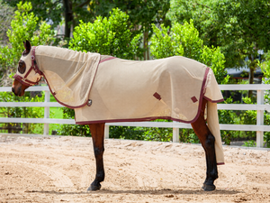 Couvertures d'équitation en maille nylon/polyester de haute qualité avec logo personnalisé OEM, légères et disponibles en différentes couleurs - Product Image 4