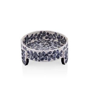 Plateau de service vintage en nacre, décoration en mosaïque à pieds rectangulaires pour la vaisselle à la maison directement du Vietnam - Product Image 2