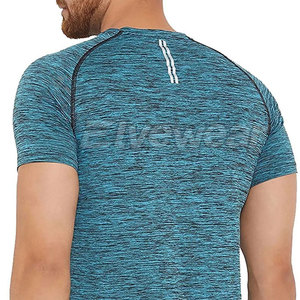 Camisetas de Gimnasio para Hombre de Secado Rápido, Ecológicas, Transpirables, de Alta Calidad, OEM, Tela de Spandex/Poliéster, Personalizables, MOQ Bajo - Product Image 5