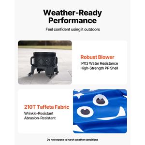 Inflable Publicitario de 20 Pies de Altura, Tubo Inflable Danzante con Movimiento Ondulante, con Soplador Impermeable IPX3 de 1 HP - Product Image 5