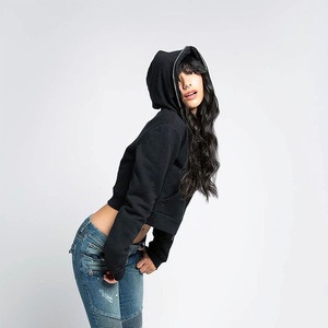 Nuevas Sudaderas con Capucha para Mujer, 100% Algodón Ecológico, Logotipo Personalizado, Estilo Urbano Informal, Venta al Por Mayor - Product Image 2