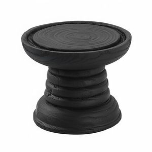 Moderno Soporte de Exhibición de Madera Negra, Pedestal Elevado para Decoración del Hogar, Eventos y Exhibición en Comercios, Portavelas - Product Image 2