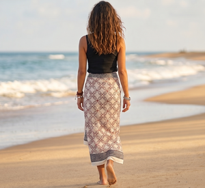 Traditional Bagru Print Cotton Pareo Beachwear Boho Exporter India Premium Quality Cotton <b>Sarong</b> Wholesale Supplier for Boutique - Product Image 3