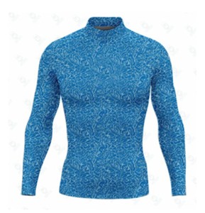 เสื้อแรชการ์ดแขนยาวผู้ชาย แบบซับลิเมชั่น สำหรับฝึกซ้อม ระดับมืออาชีพ เหมาะสำหรับกีฬากราปลิง - Product Image 1