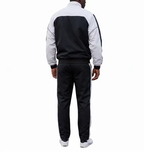 Ensemble de survêtements coupe-vent unisexe à capuche, 2 pièces, pour jogging, grandes tailles, tenues de course chaudes, 100 % coton, séchage rapide – Meilleur prix - Product Image 5