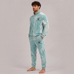 Vêtements de mode confortables pour hommes, ensemble de survêtement délavé au soleil, sweat-shirt décontracté streetwear, pantalon de jogging assorti, léger - Product Image 6