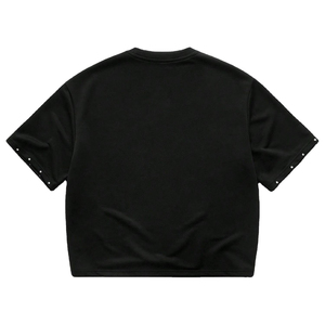 เสื้อยืดไรน์สโตนสำหรับผู้ชายเสื้อยืดลำลองผ้าคอตตอนถักลายว่างเปล่าสำหรับผู้ชาย - Product Image 2